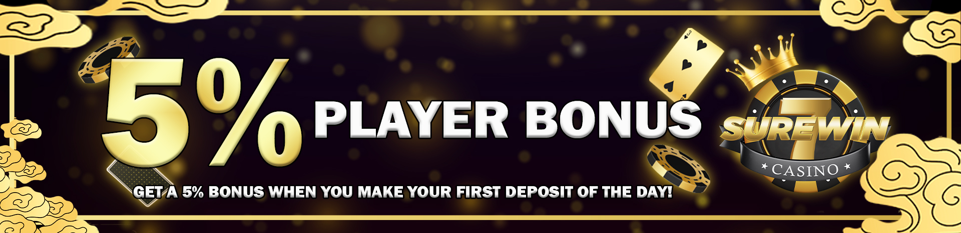 5% Daily Deposit Bonus